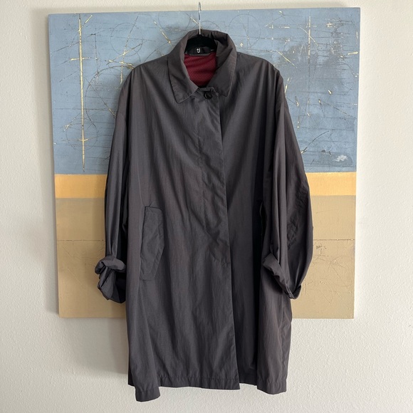 UNIQLO x Jil Sander single breasted oversized coat - Picture 2 of 3